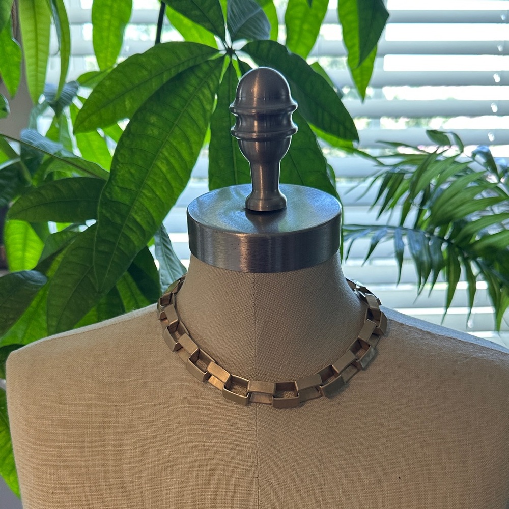 Gold Chain Link Necklace